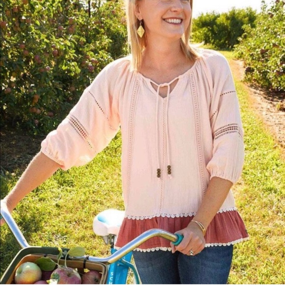 Matilda Jane Call Me Cute Boho Tunic - Size Small
